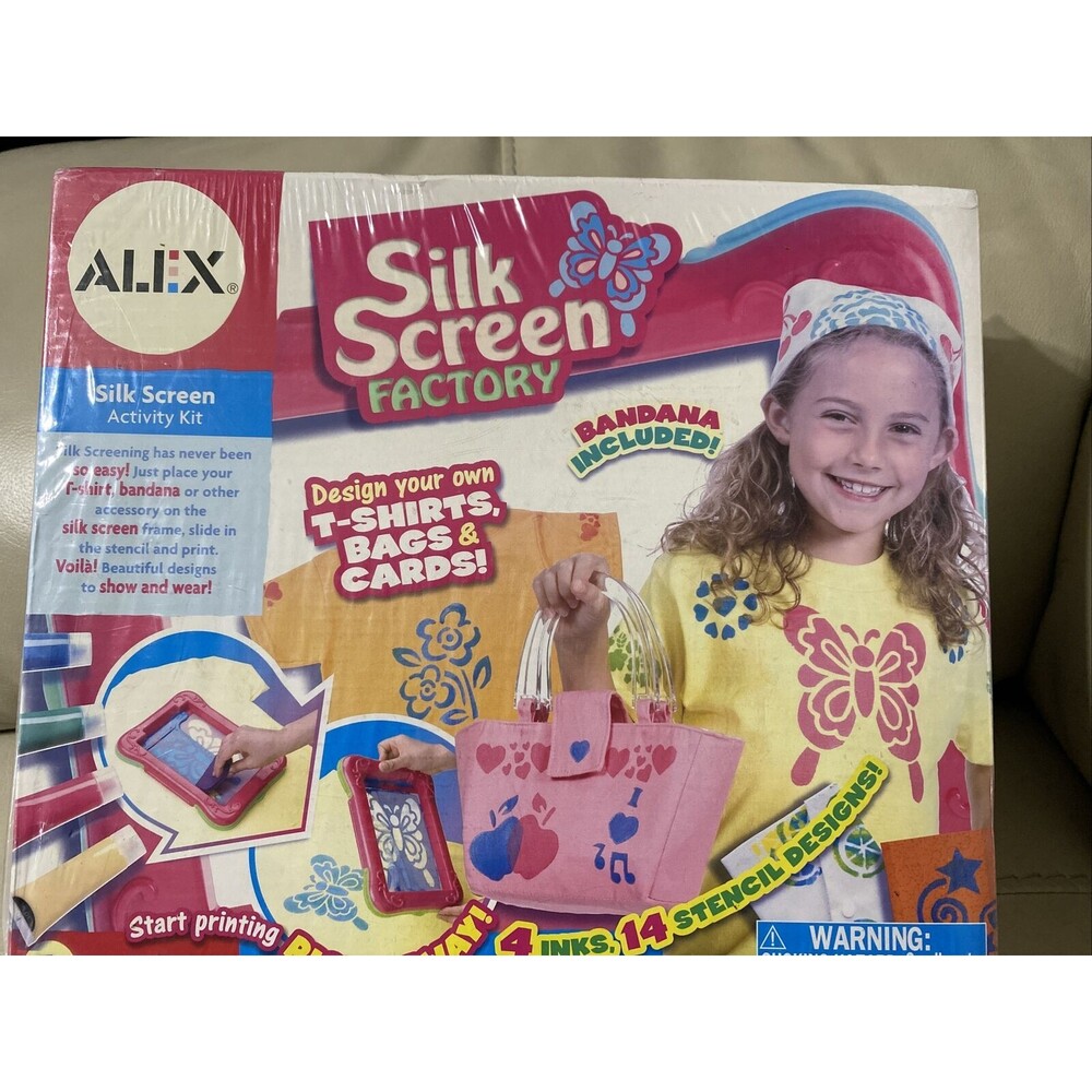 Alex Brand Silk Screen Factory Girl's Craft New In Box